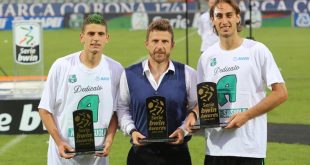 Domenico Berardi, Eusebio Di Francesco e Simone Missiroli