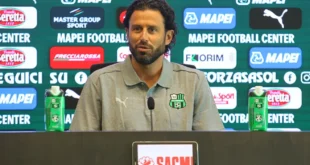 conferenza stampa fabio grosso bari sassuolo